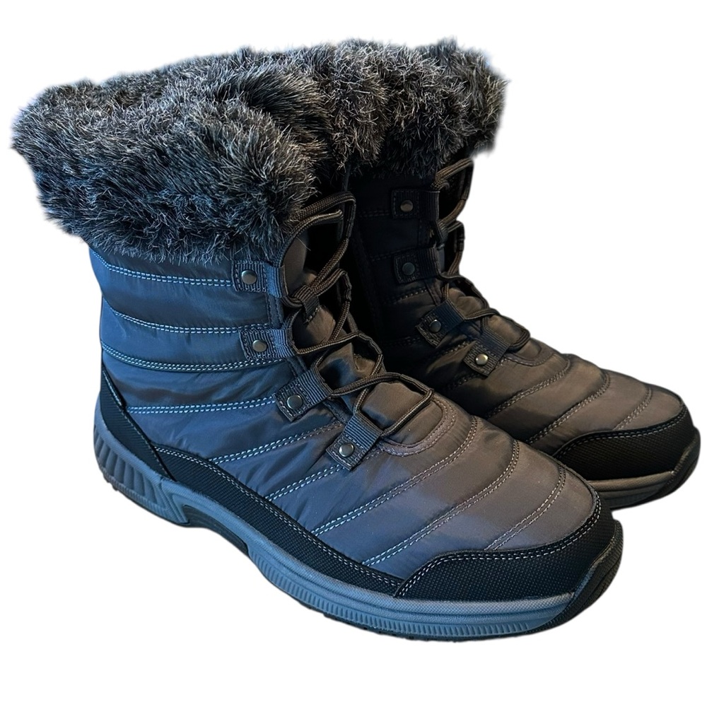 Orthofeet Alps Waterproof Winter Snow Boots Size 9.5 Extra Wide